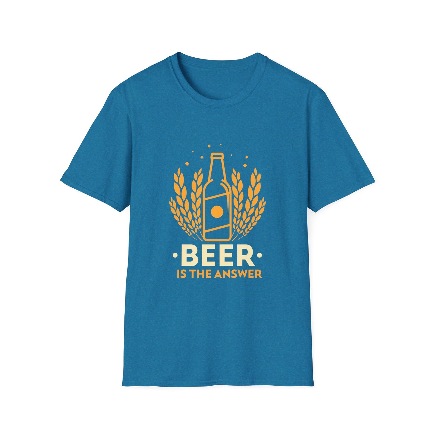 Beer Is The Answer Adult Tee