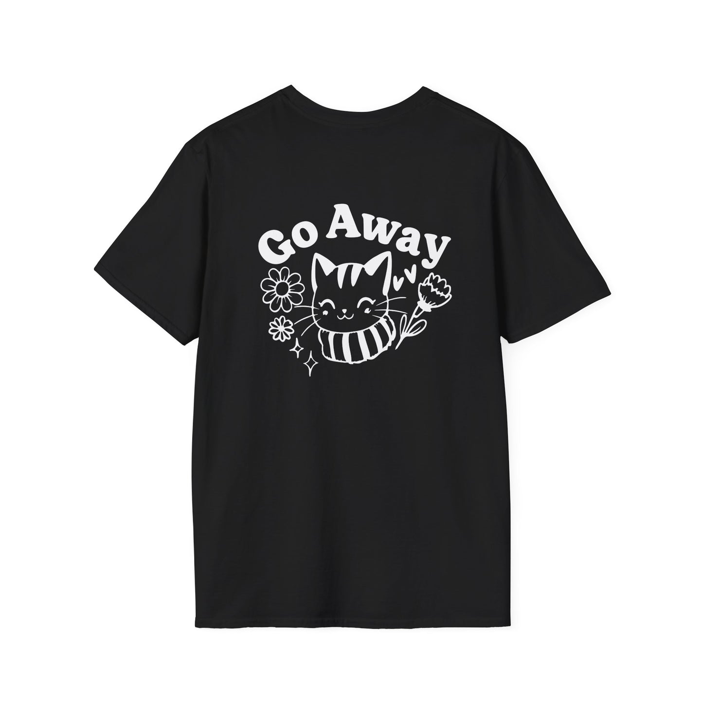 Go Away I'm Reading Adult Tee