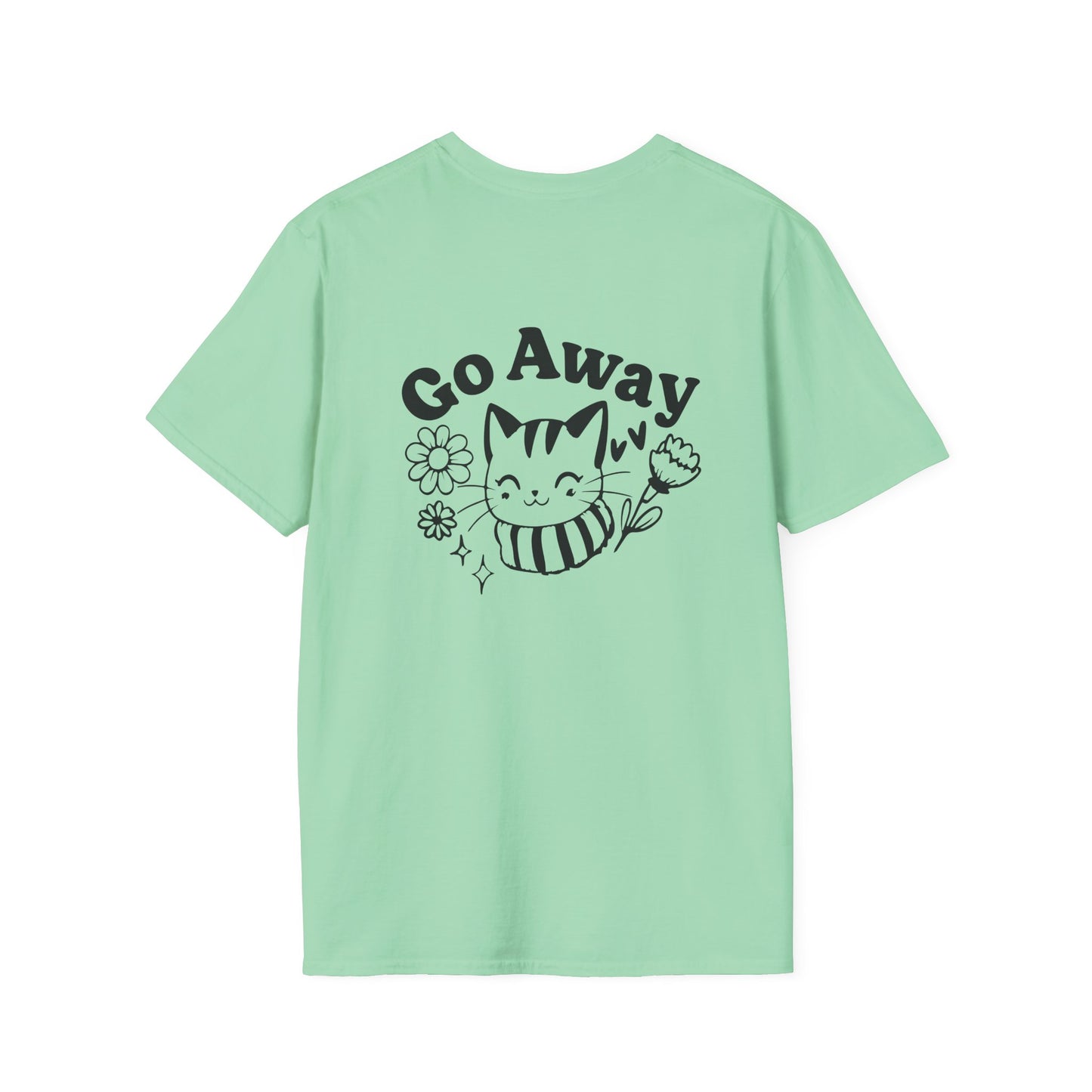 Go Away I'm Reading Adult Tee
