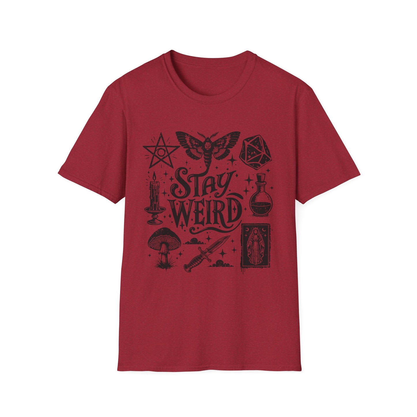 Mystical Stay Weird Adult Tee