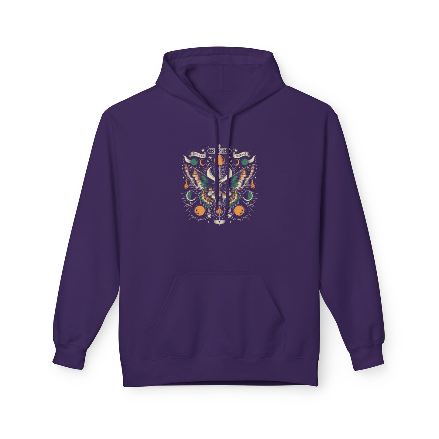 Free Spirit Boho Butterfly Adult Hoodie