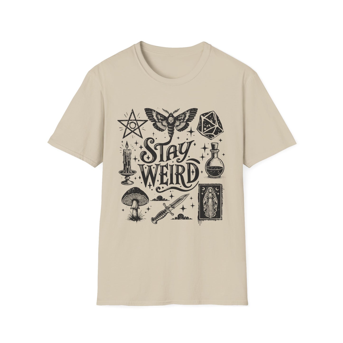 Mystical Stay Weird Adult Tee