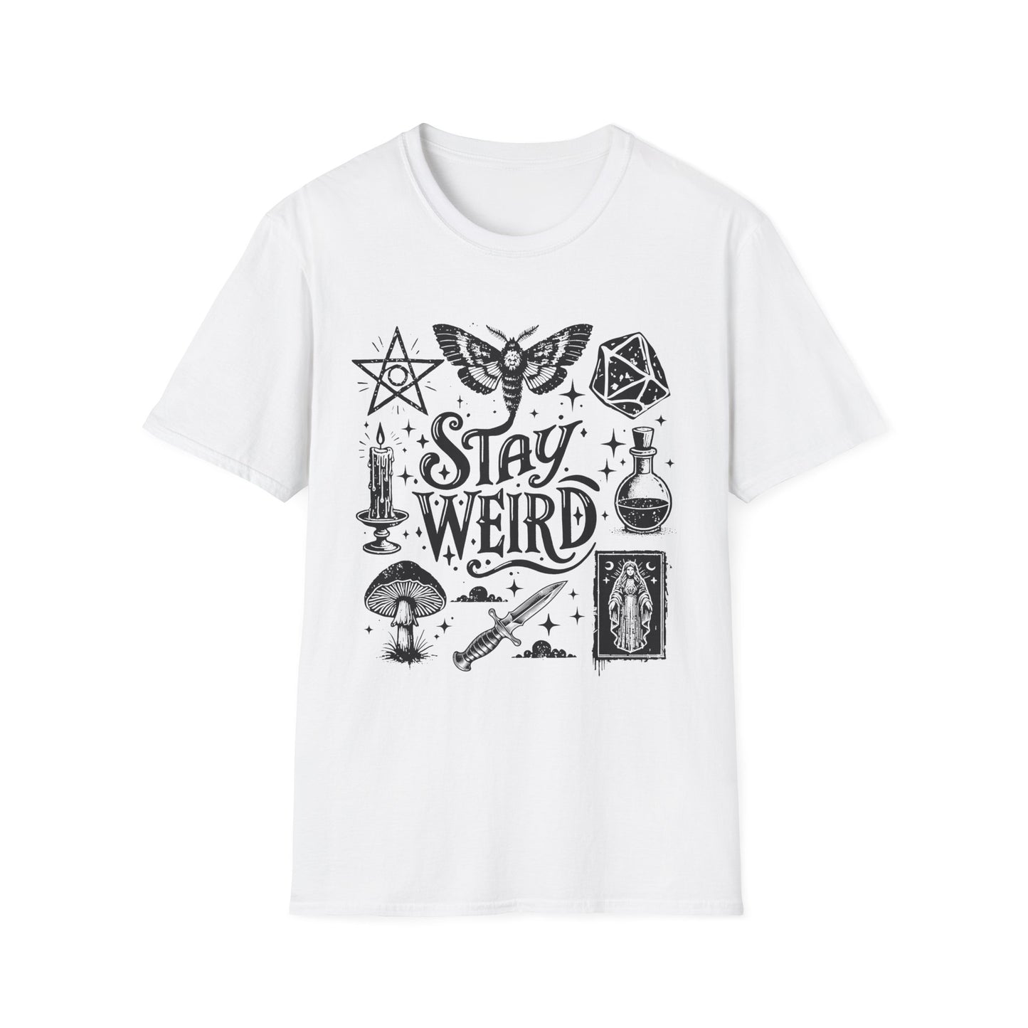 Mystical Stay Weird Adult Tee