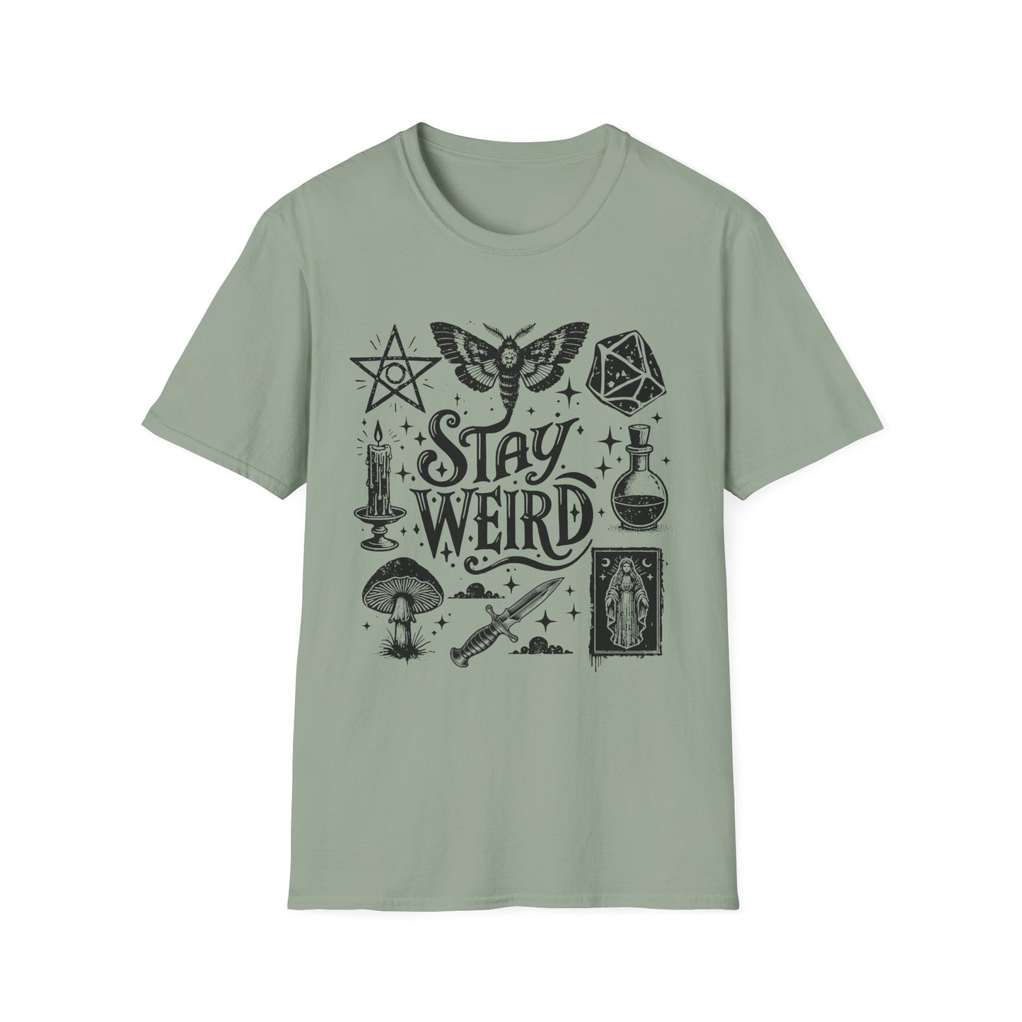 Mystical Stay Weird Adult Tee