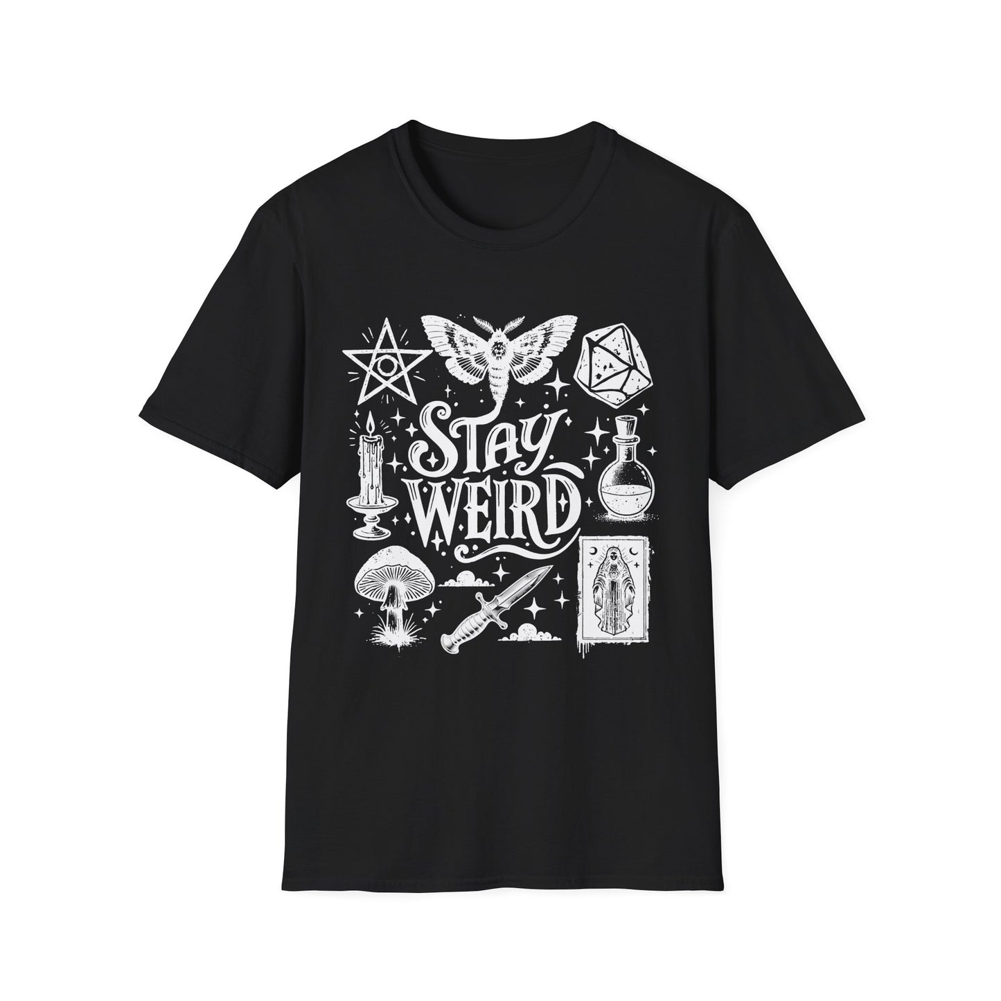 Mystical Stay Weird Adult Tee