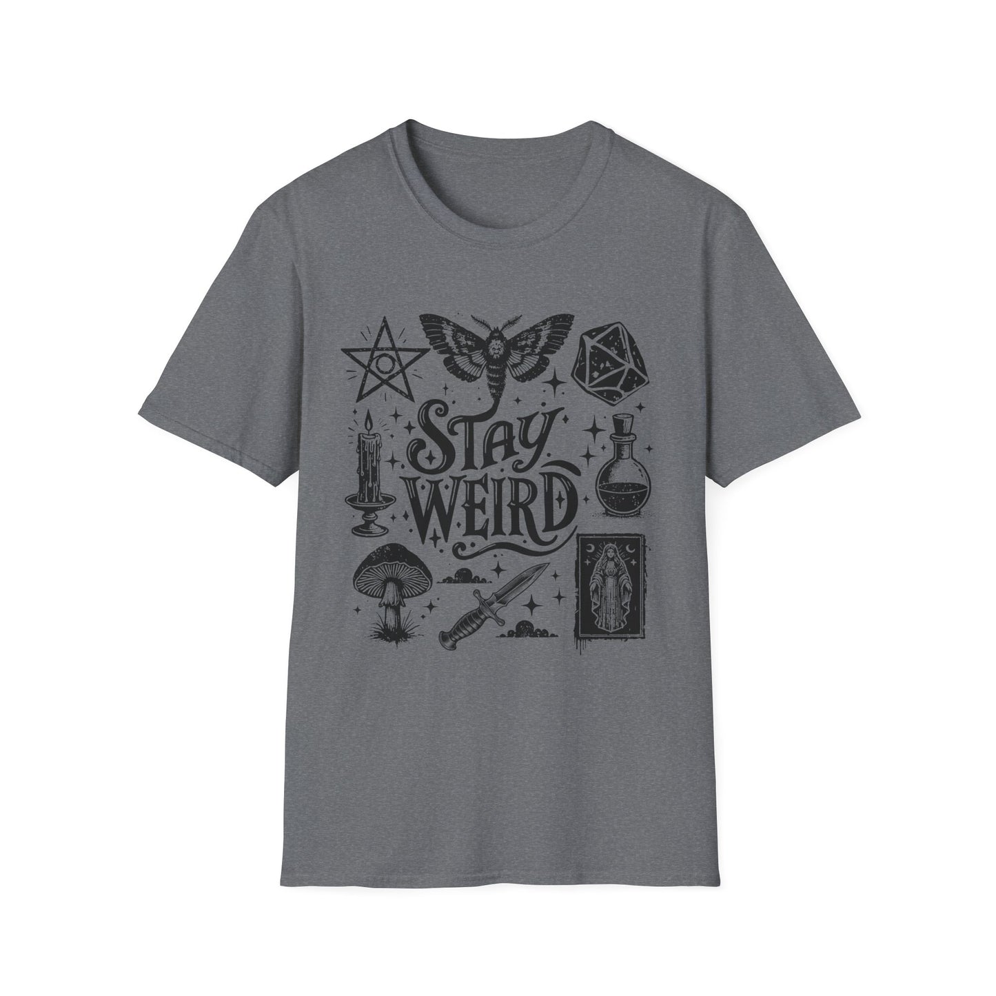 Mystical Stay Weird Adult Tee